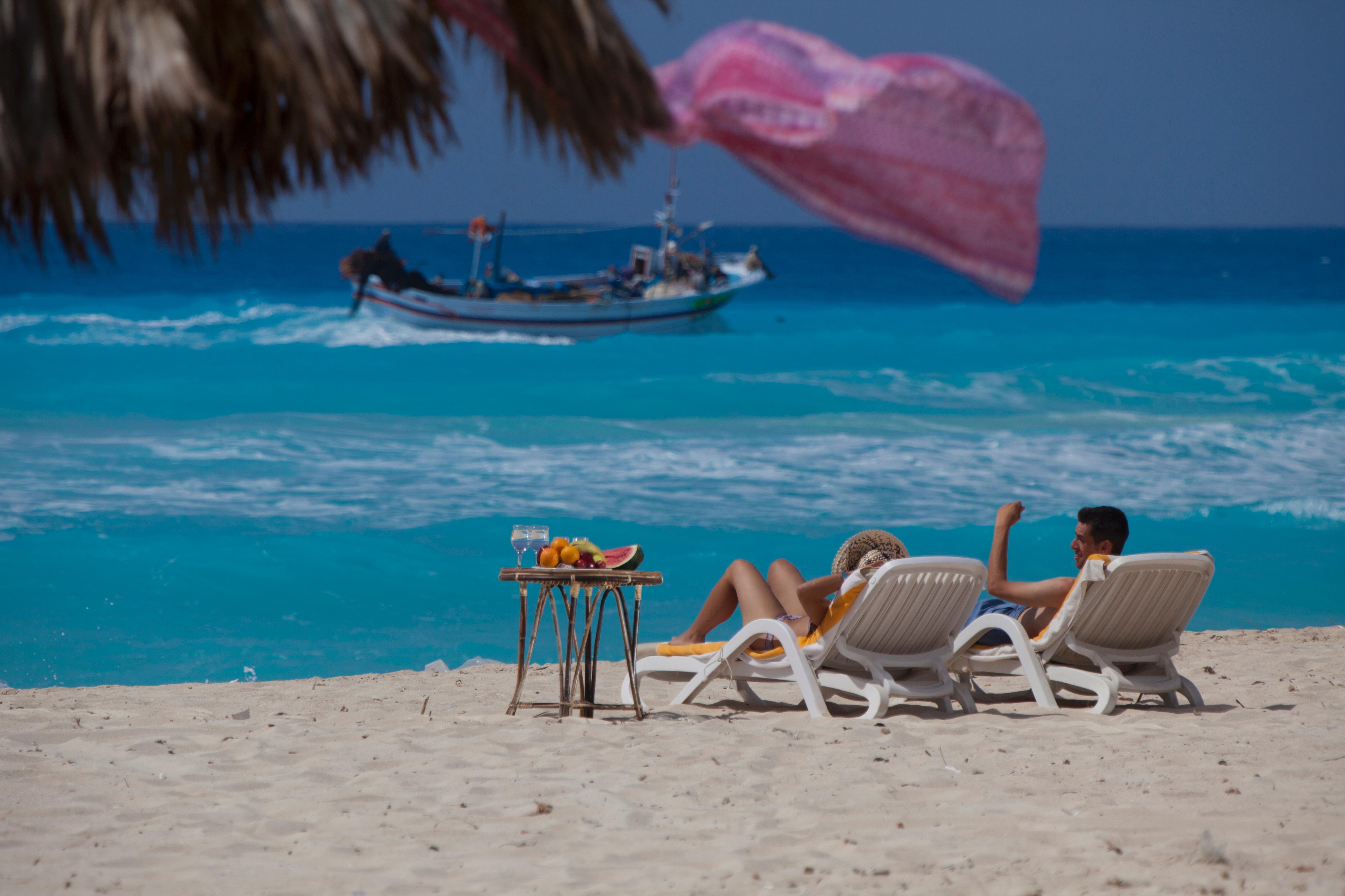 Borg El Arab Beach Resort Exterior foto Beach in El Alamein
