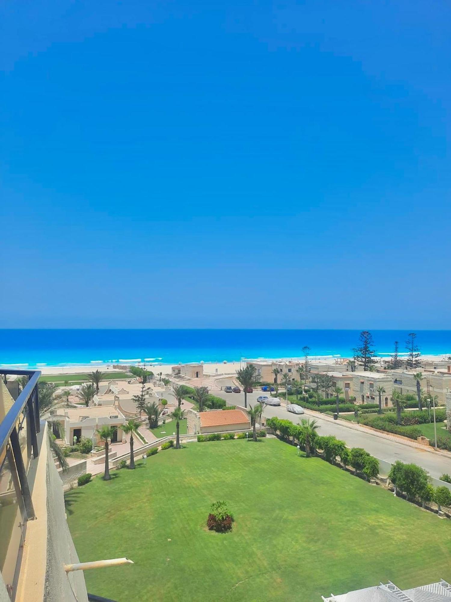 Borg El Arab Beach Resort Exterior foto View of the Mediterranean Sea from the city